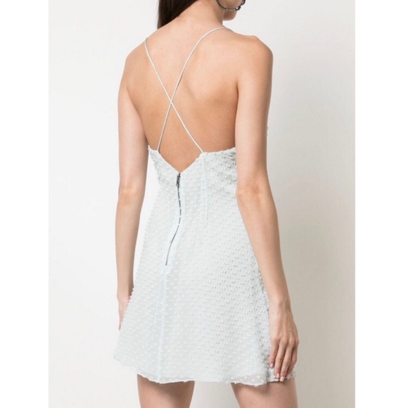 Alice + Olivia NWT Katie Tie Wrap Silk Mini Dress - Picture 2 of 8